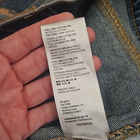 Free People We The Free Rocky Mountain Corduroy Jeans/ 26 - Picture 9 of 12